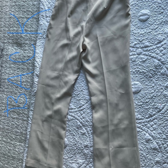 Anne Taylor The Side Zip Trouser in Cream Women’s Size 6 - Picture 6 of 13
